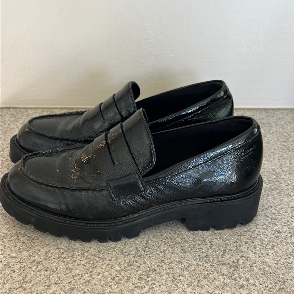 Vagabond Kenova Patent Leather Chunky Loafer - Picture 4 of 9